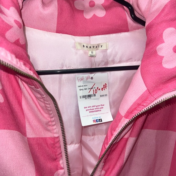 Pink Checkered Jacket - Picture 2 of 2